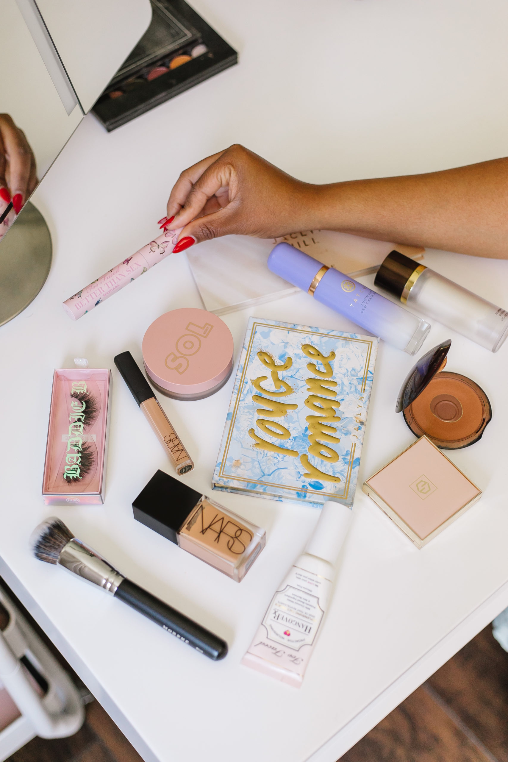 makeup routine
