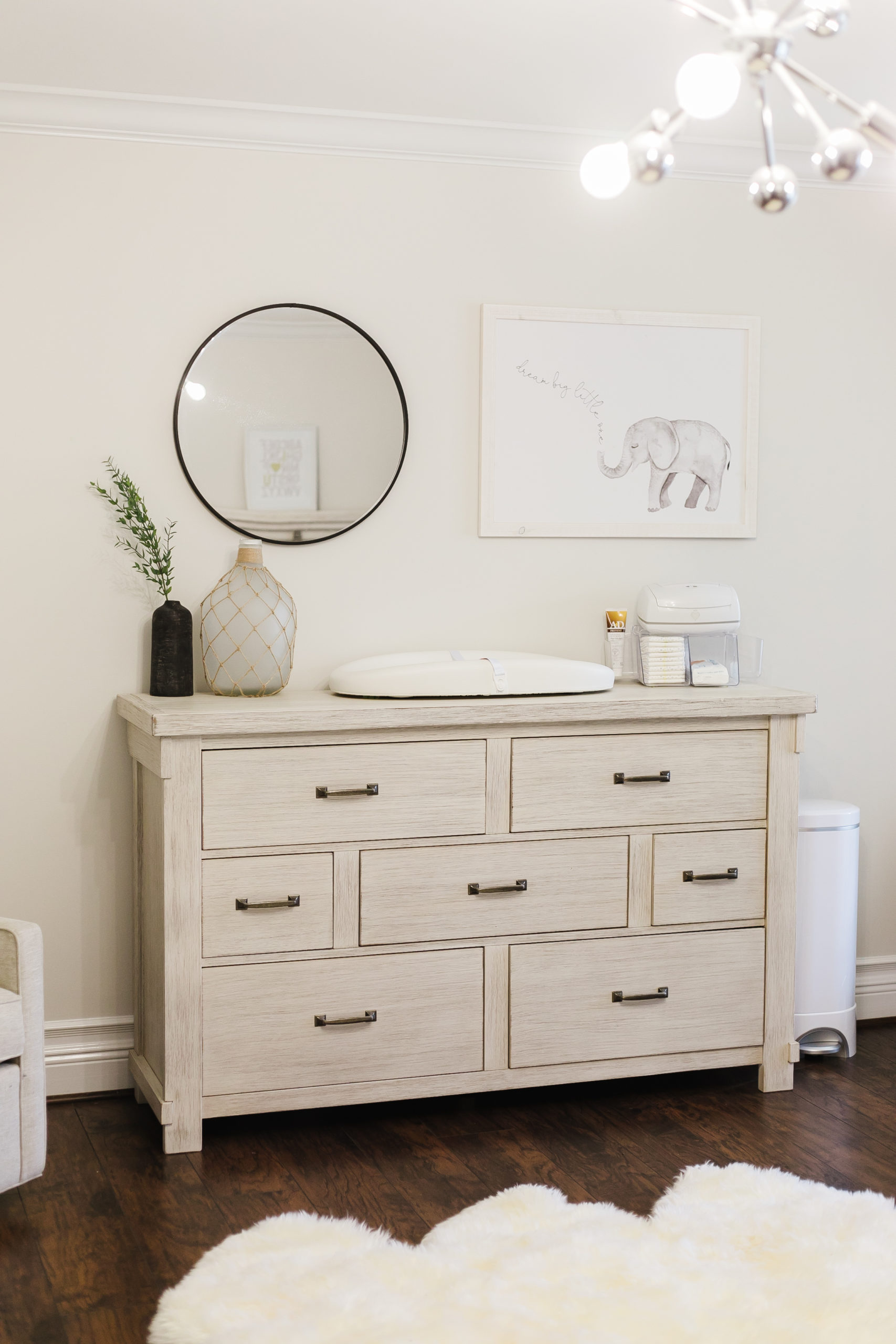 neutral baby boy nursery