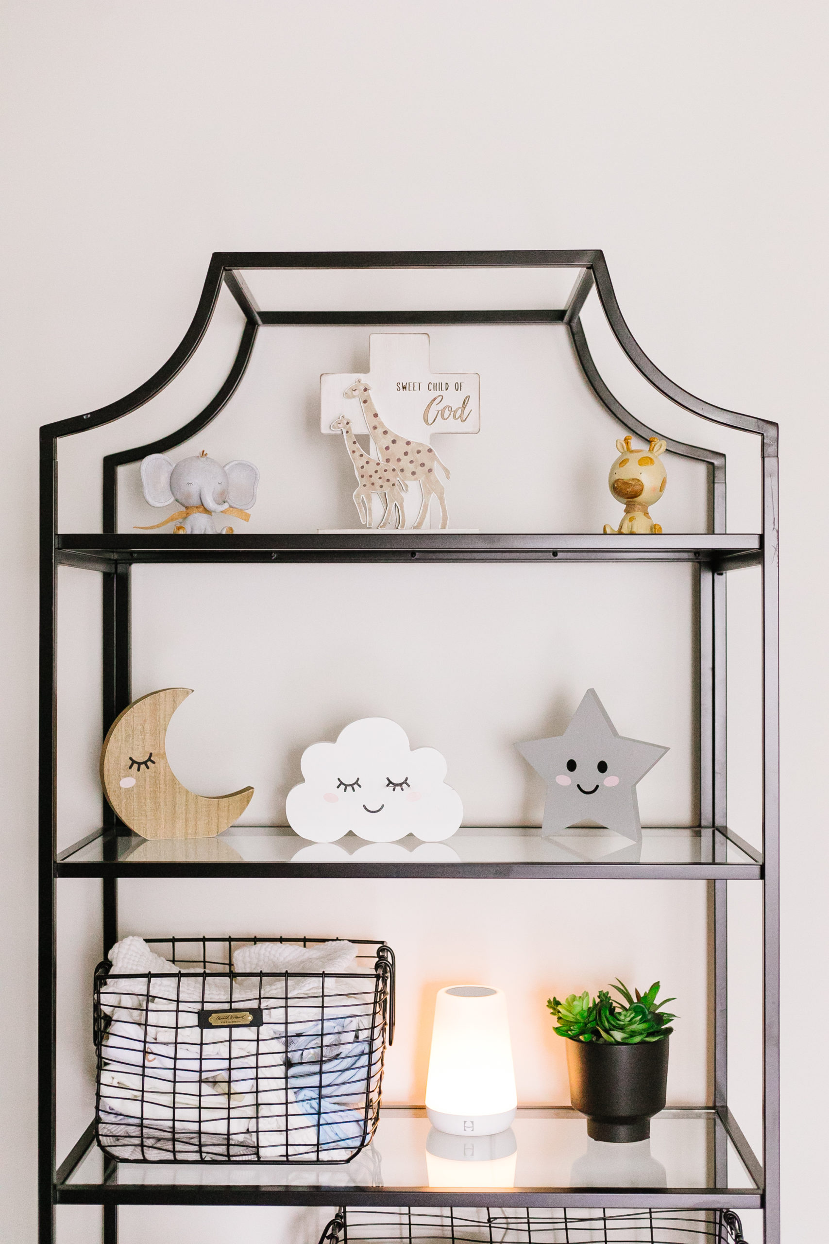 nursery bookshelf