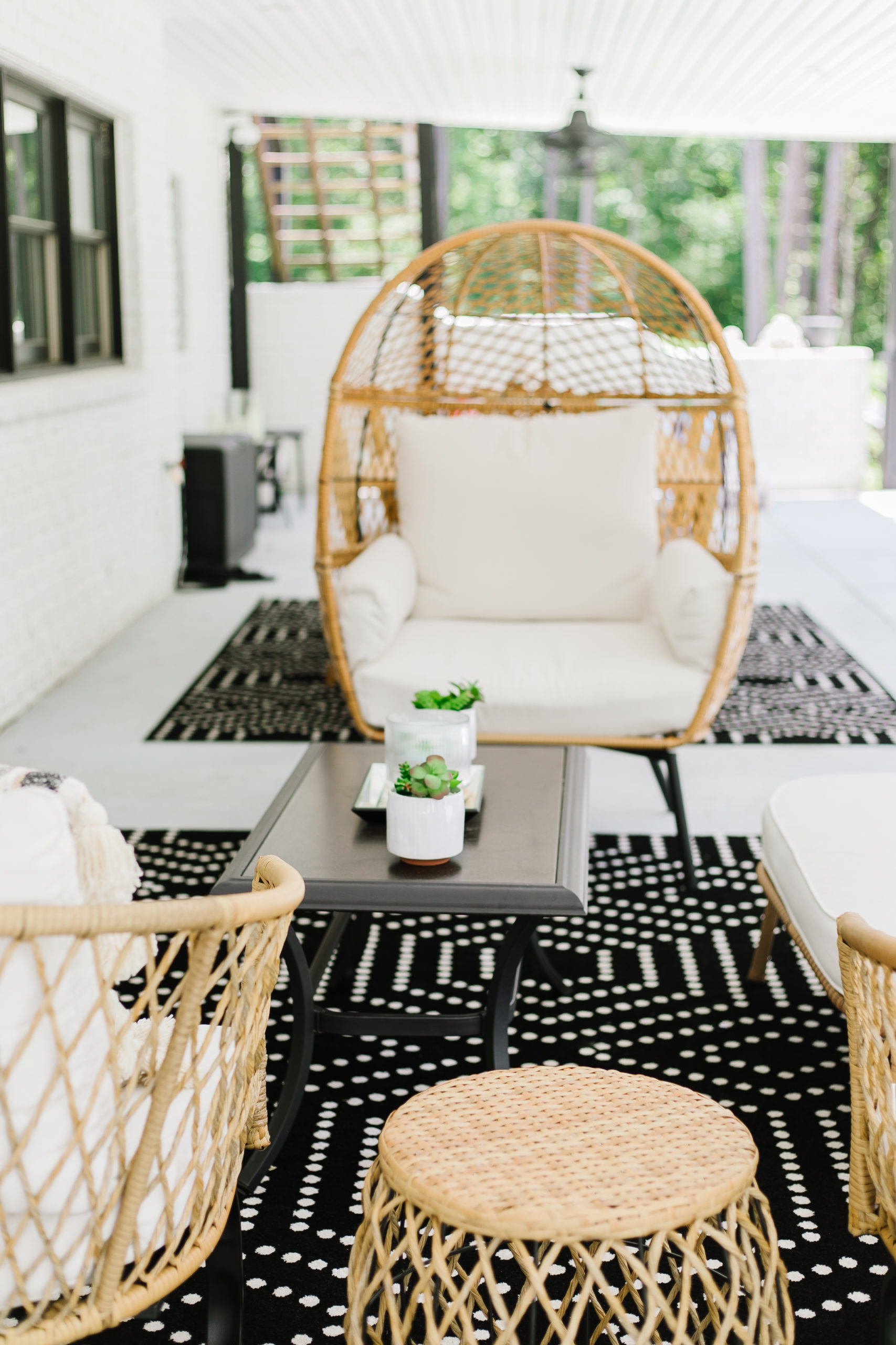 styling an egg chair