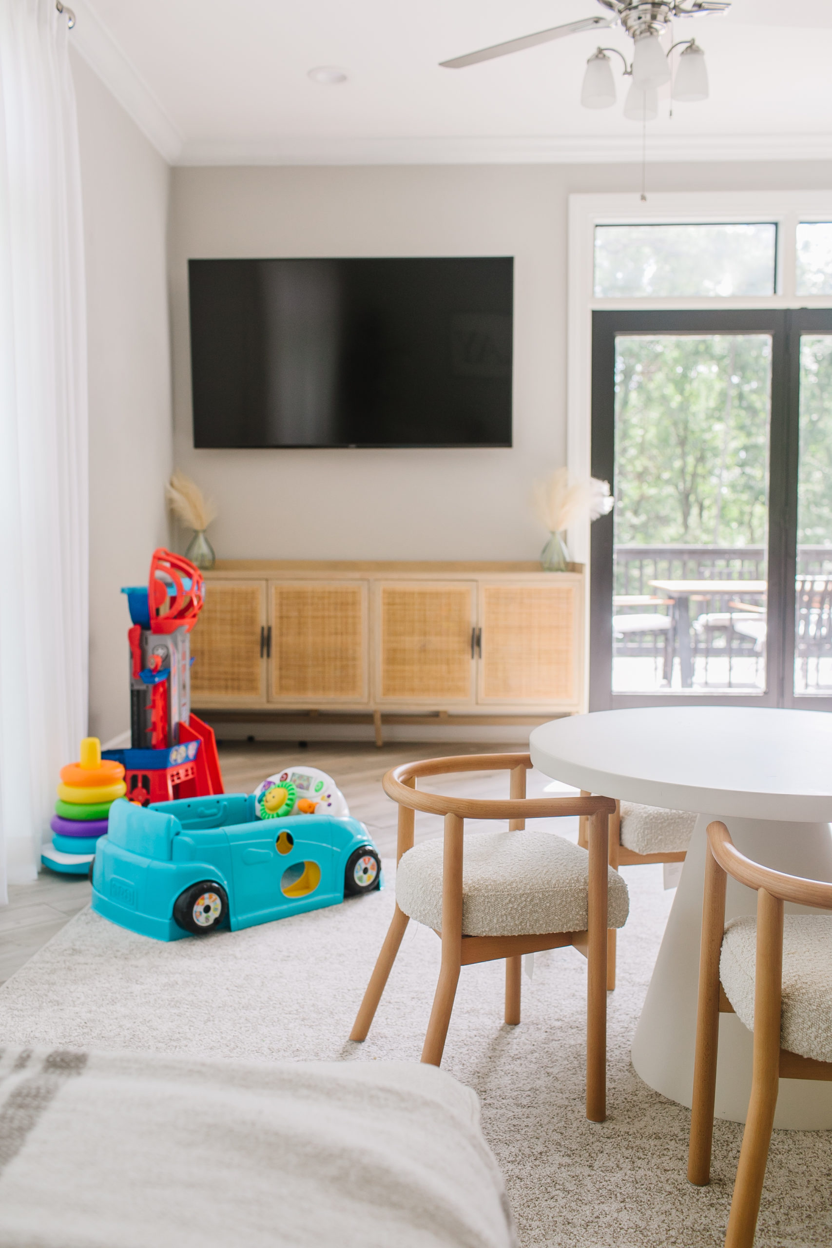 neutral boys playroom
