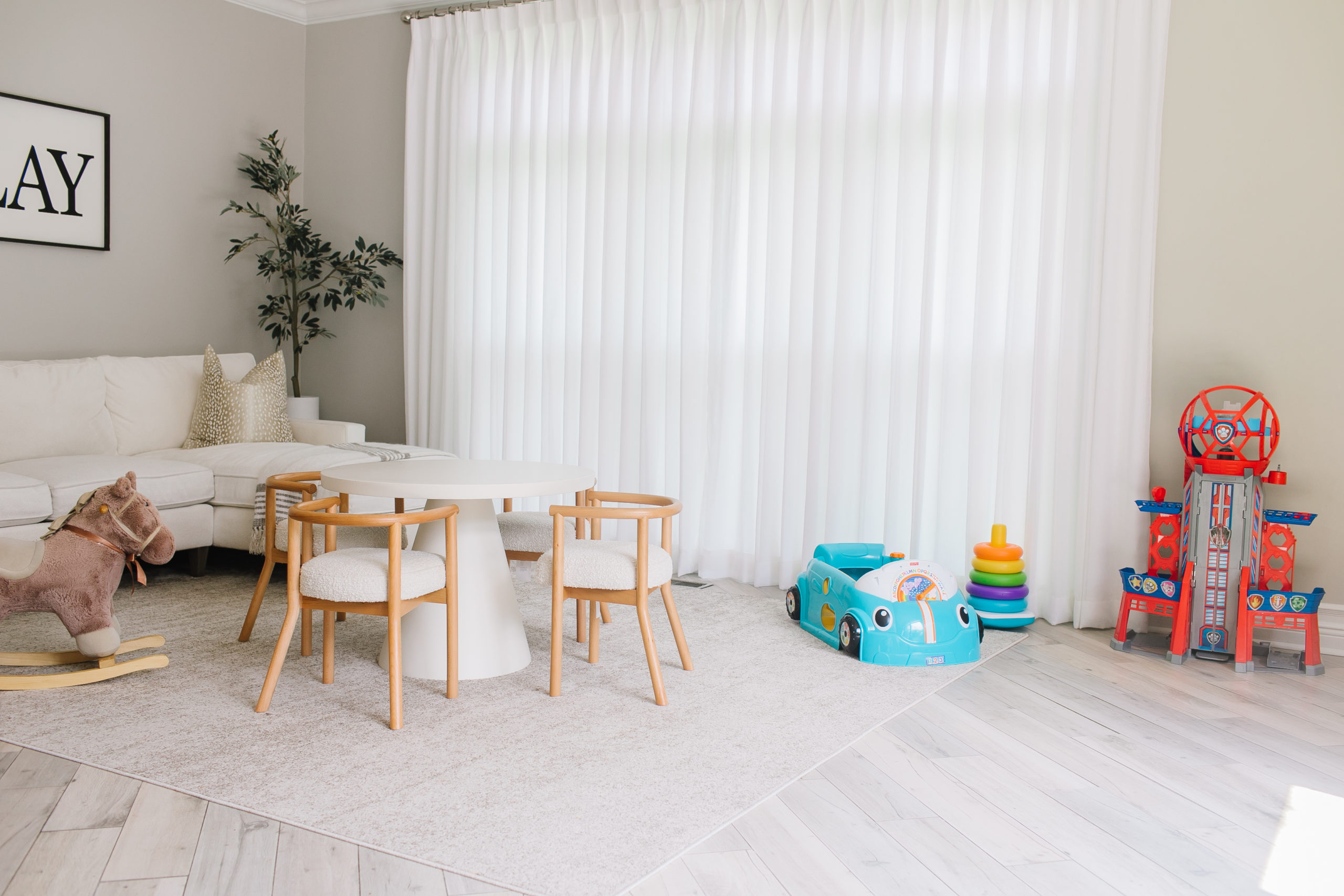neutral playroom inspiration