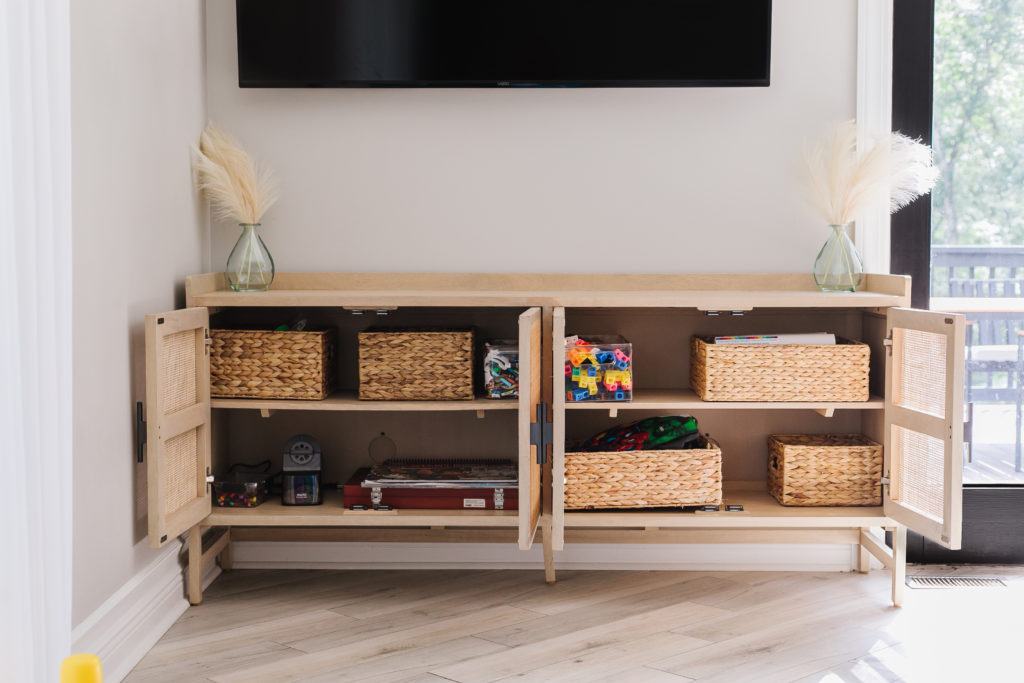 playroom storage solutions and organization