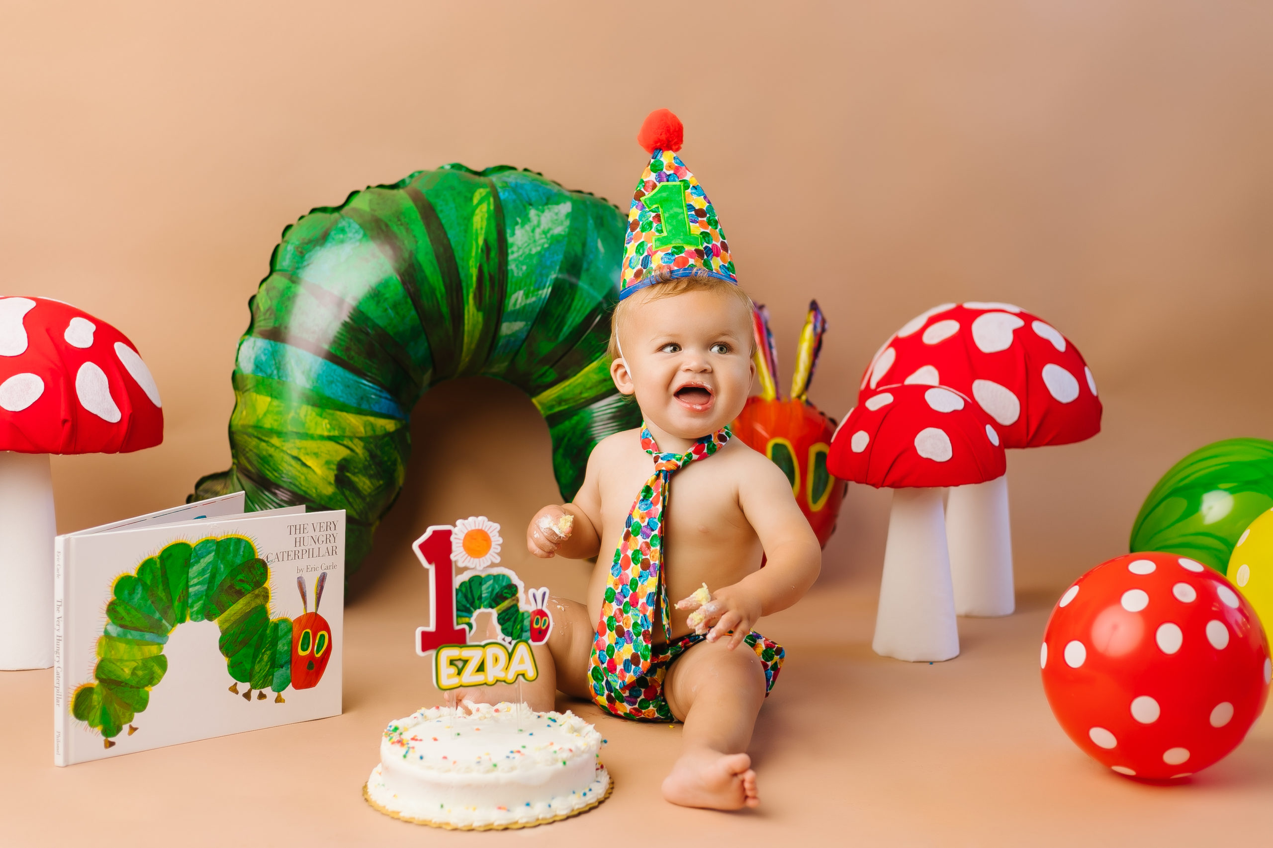 hungry catepillar themed birthday