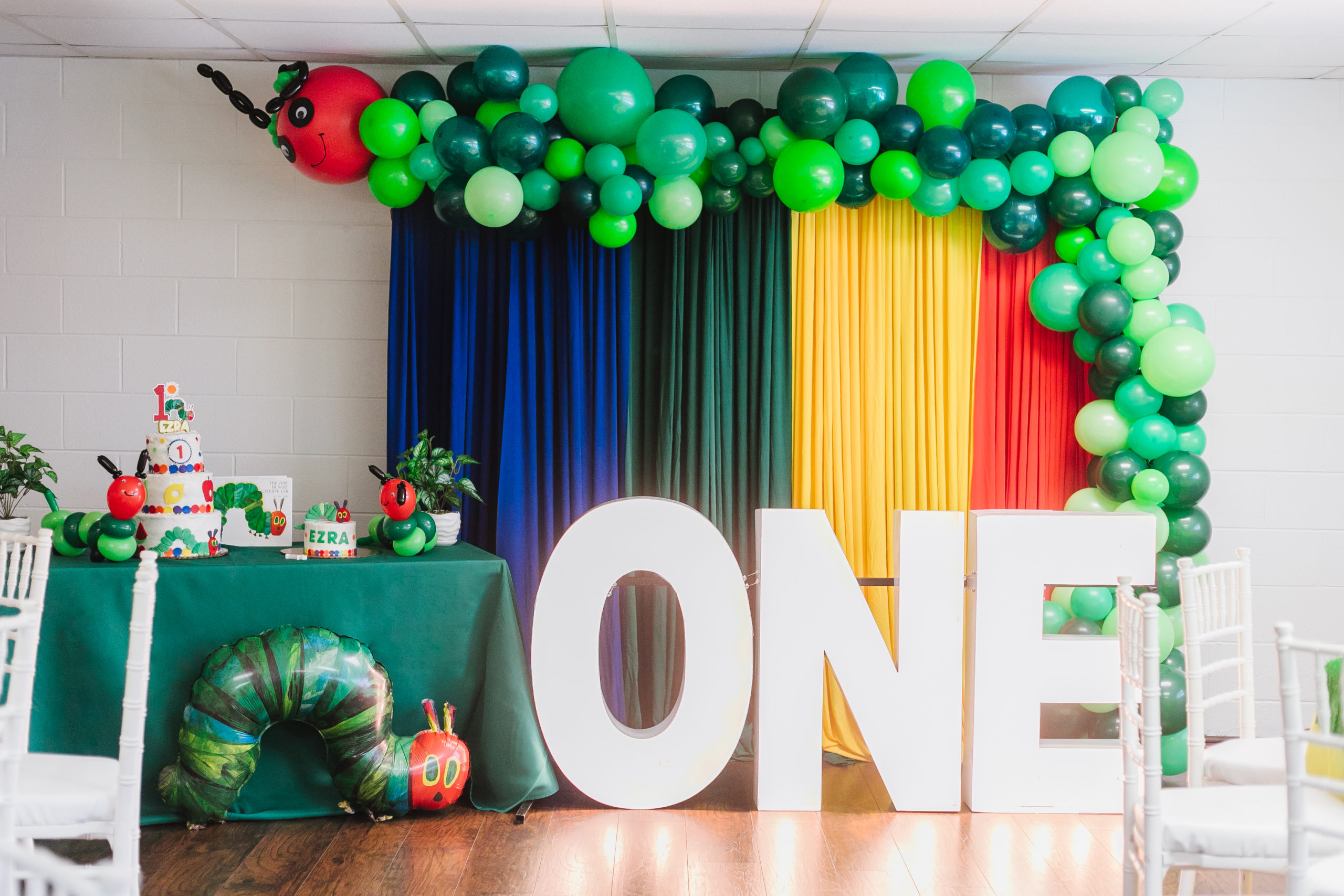 hungry caterpillar themed birthday