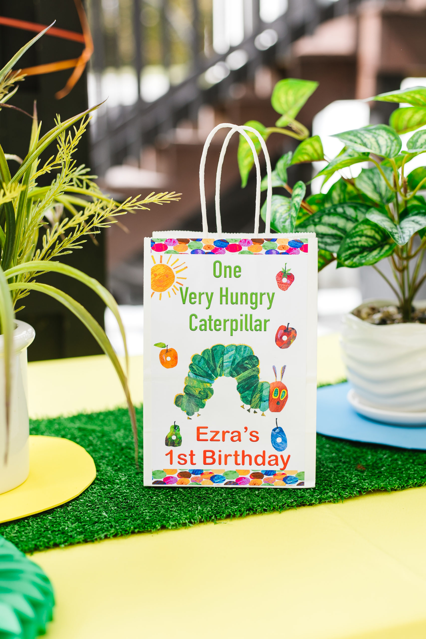 the very hungry caterpillar gift bags