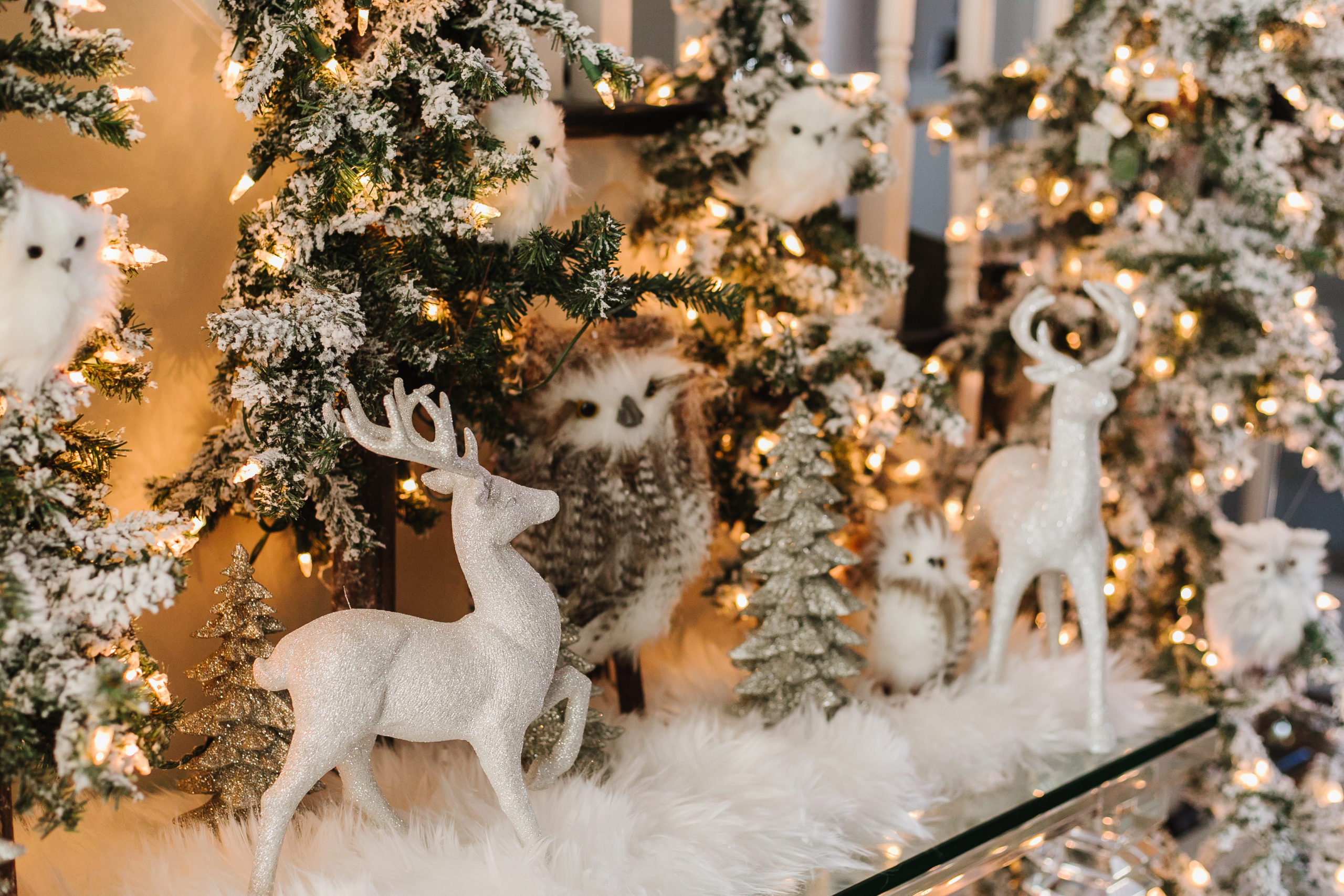 entryway christmas decor
