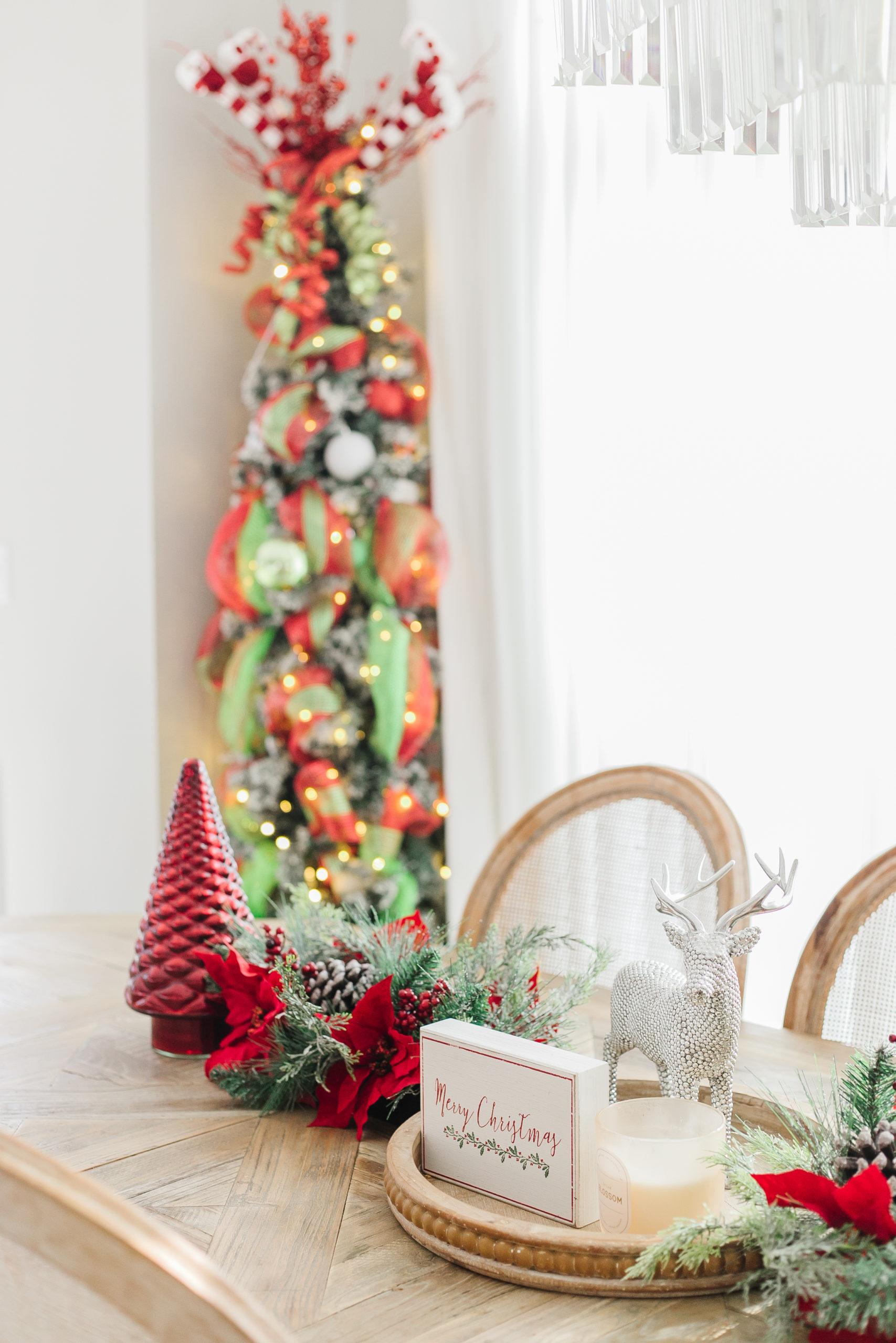 dining room christmas decorations