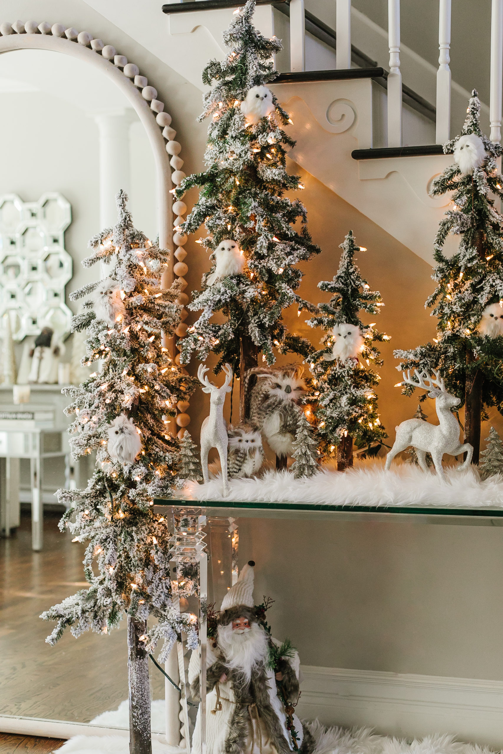 styling a console for christmas
