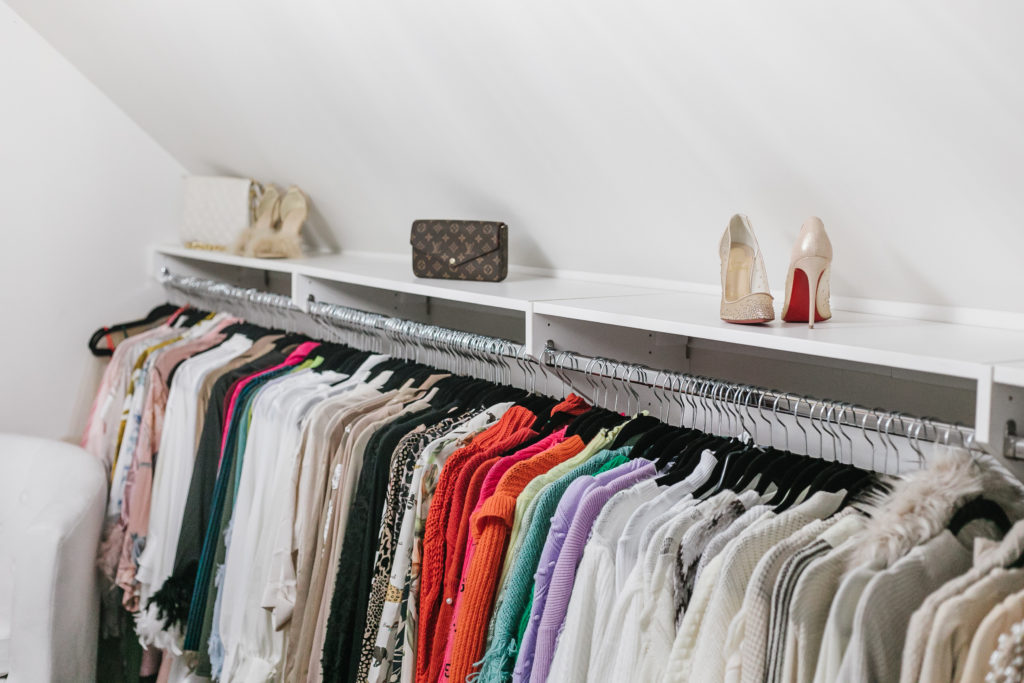 how i organize our closet