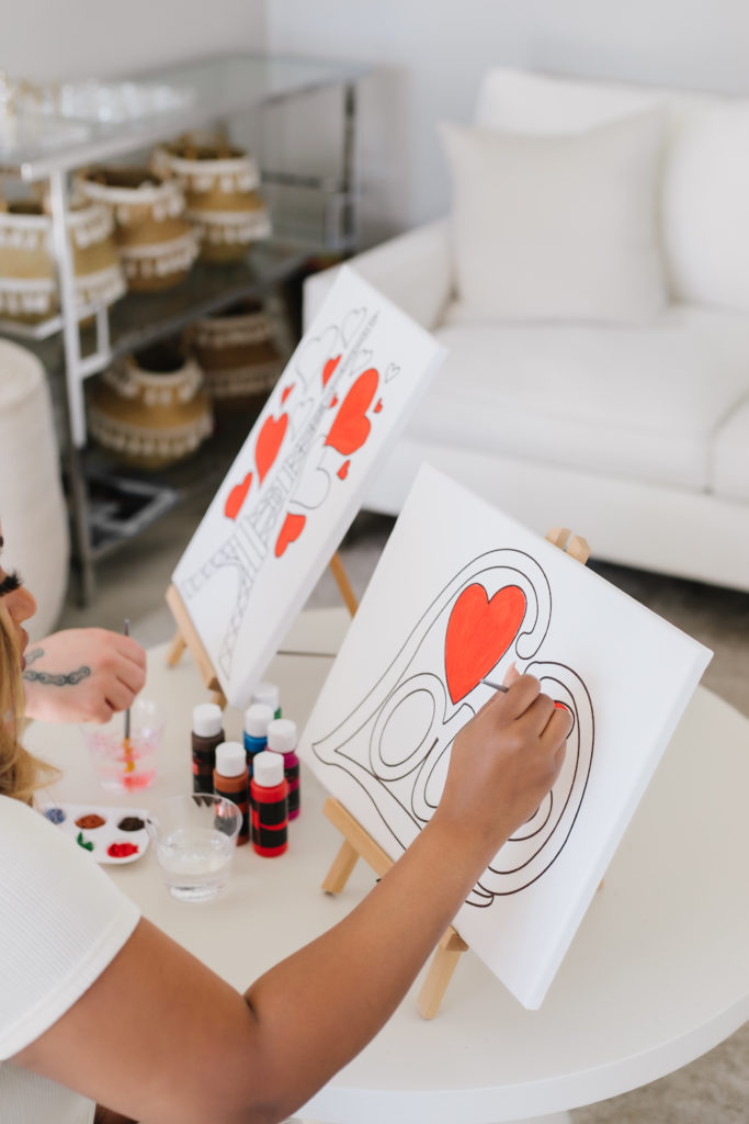 painting together