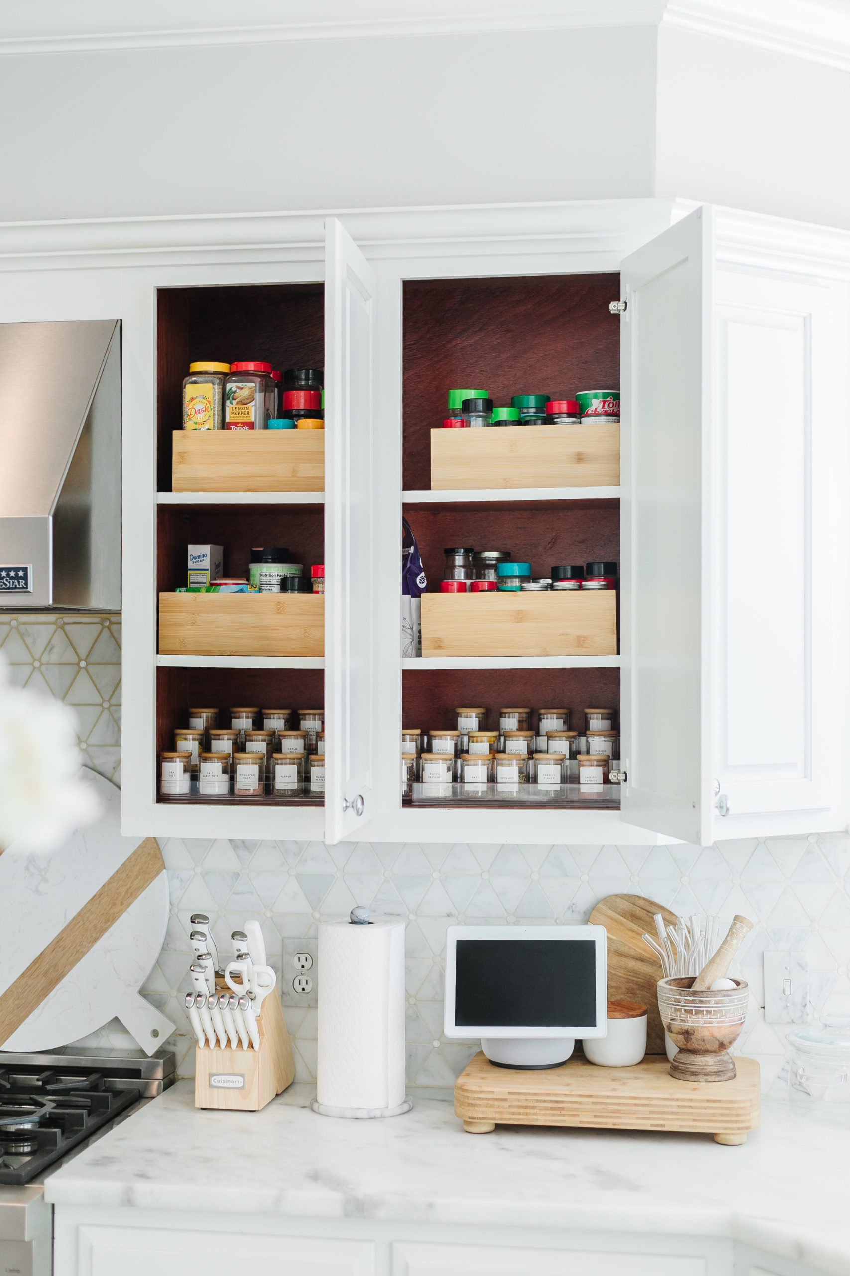 how to organize your kitchen cabinets