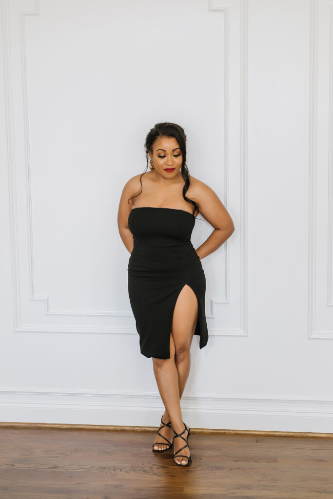 styling a black mini dress