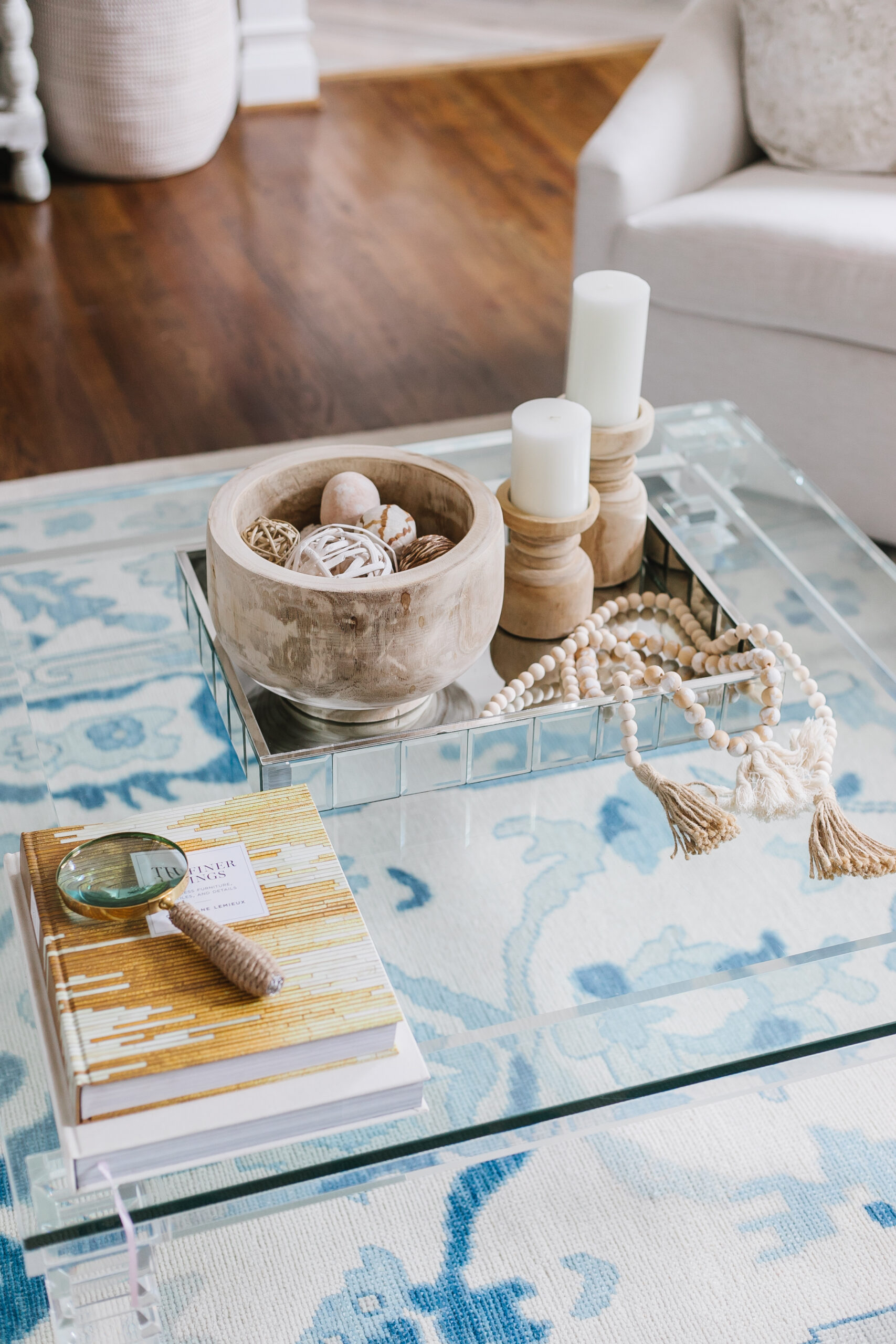 modern coffee table styling