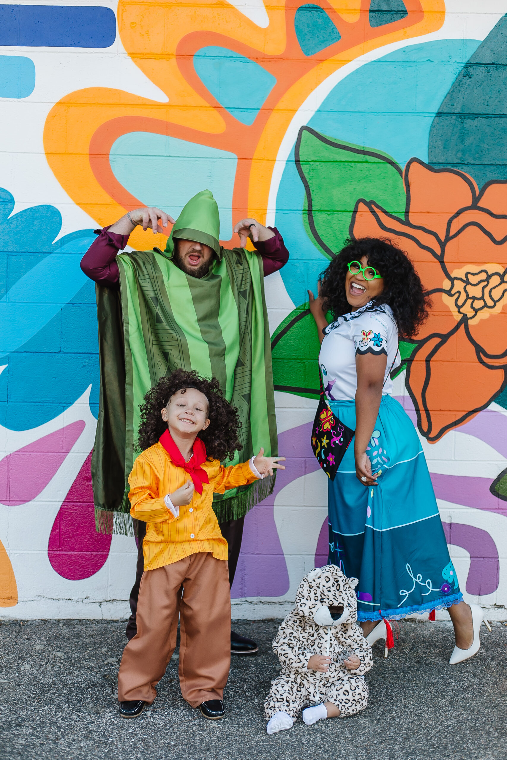 mother and son matching halloween costumes