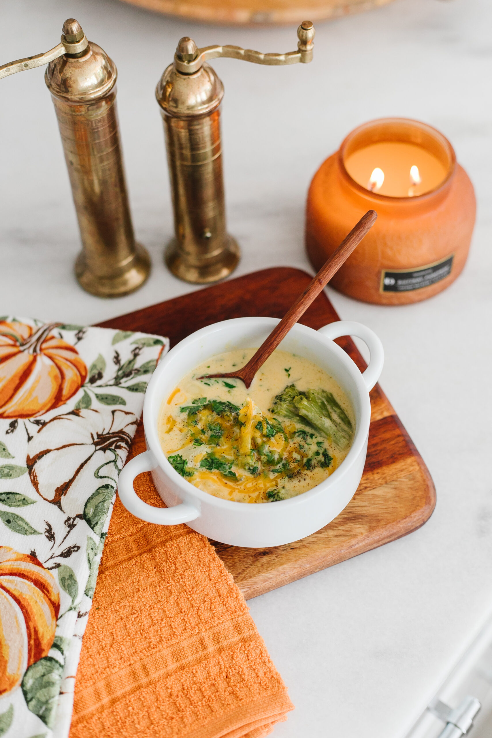 easy broccoli cheddar soup