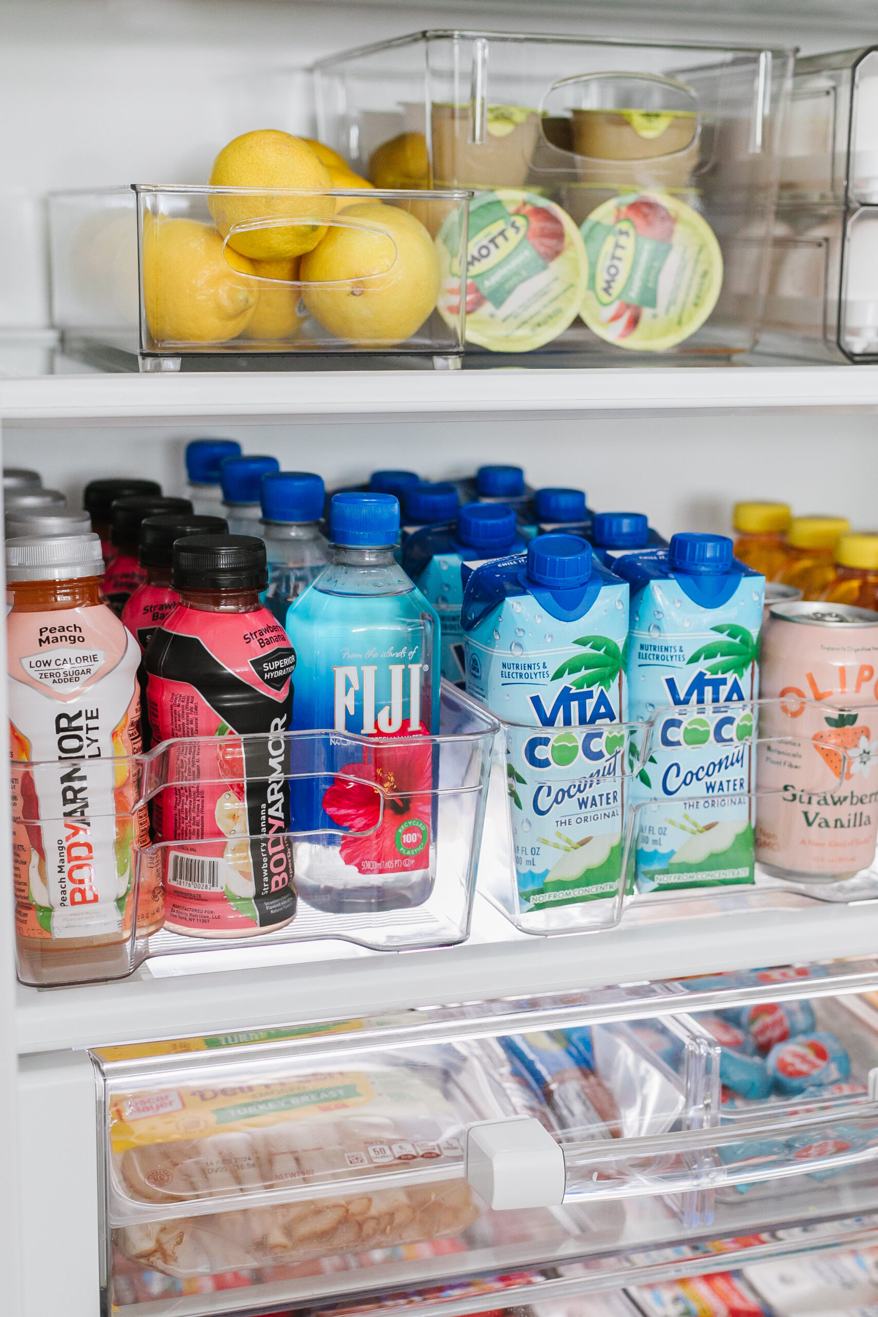 how to organize french door refrigerator