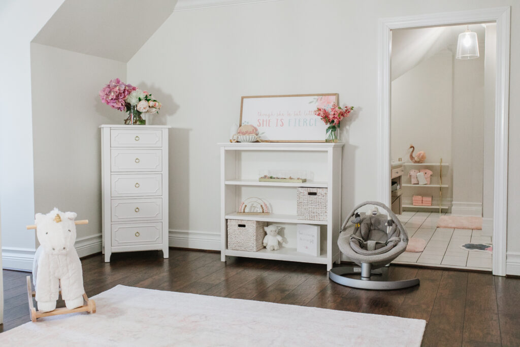 cute baby girl nursery