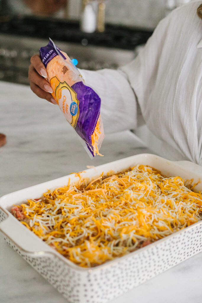 taco pasta bake