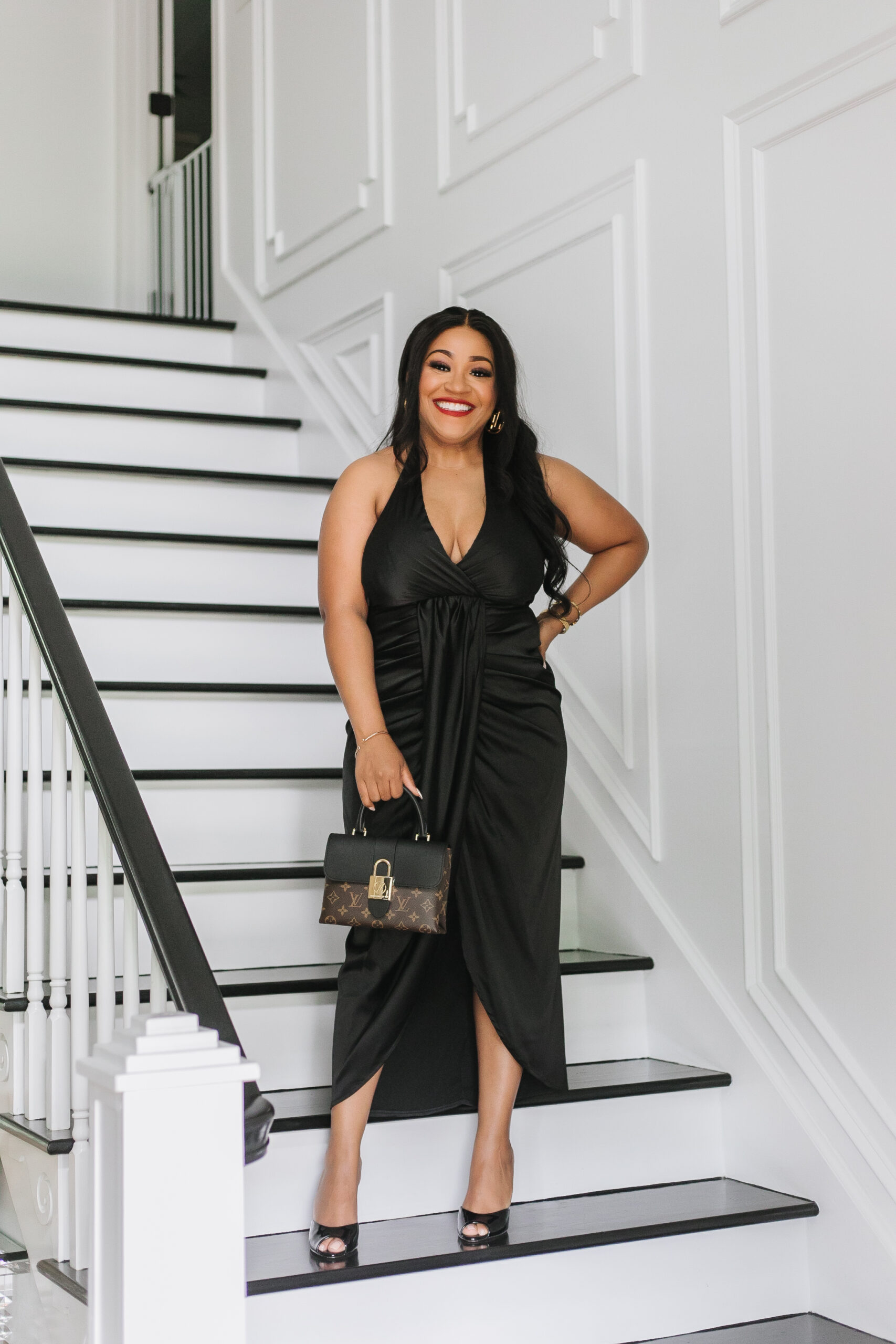 petite black tie event dresses
