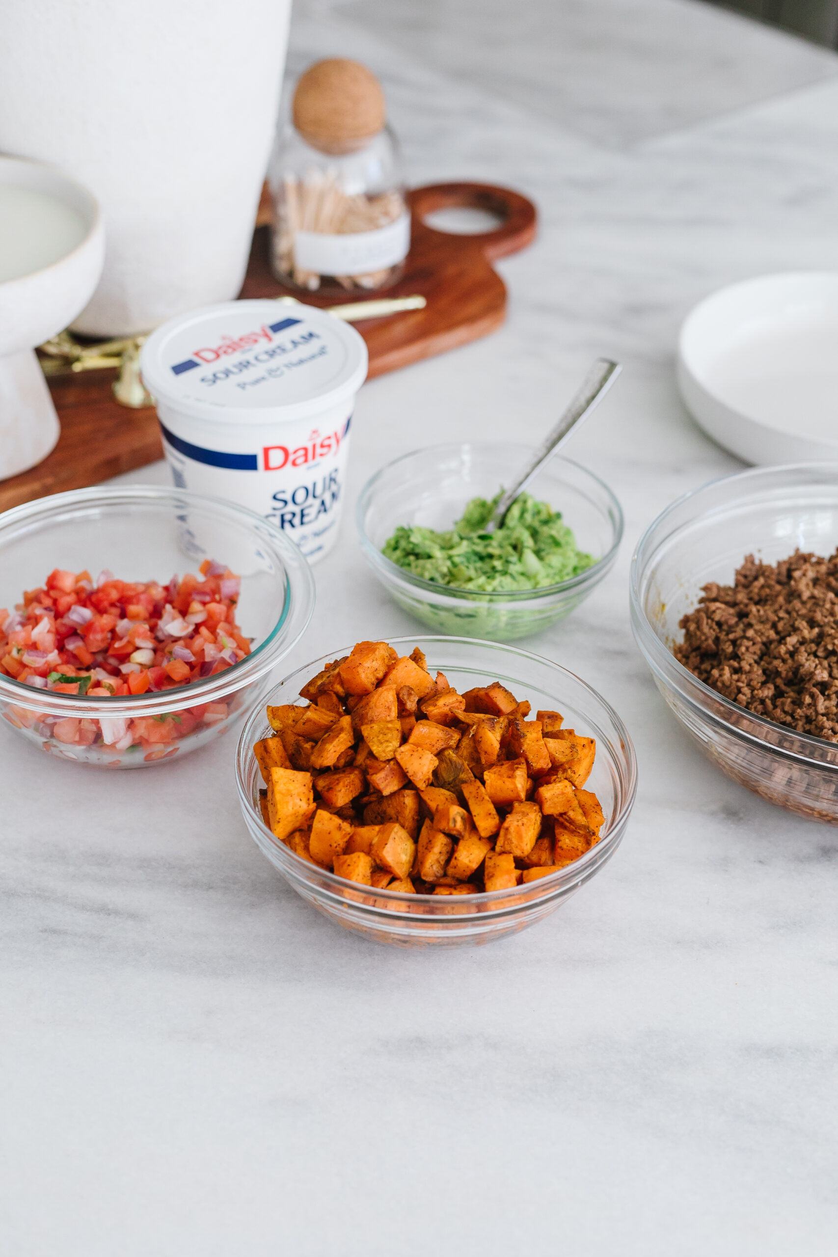 roasted sweet potato bowl